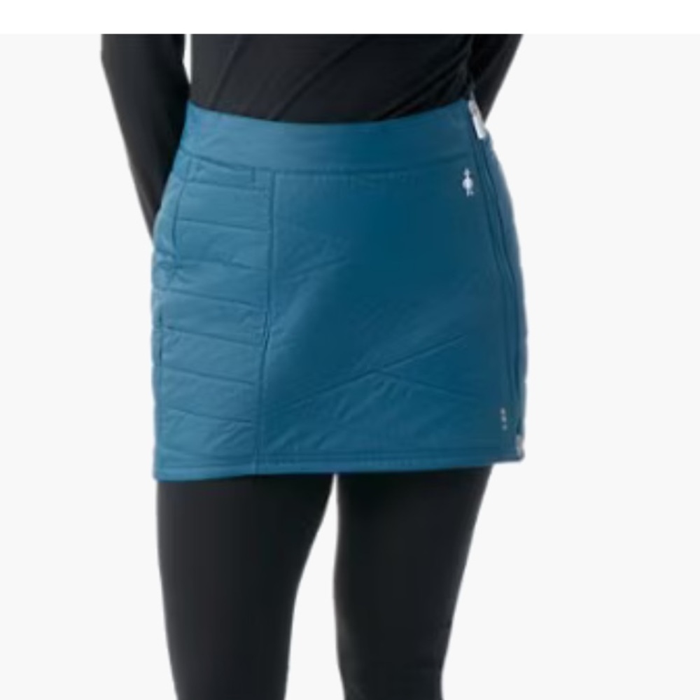 Smartwool Smart Loft Zippper Quilted Outdoor Skirt Teal Small